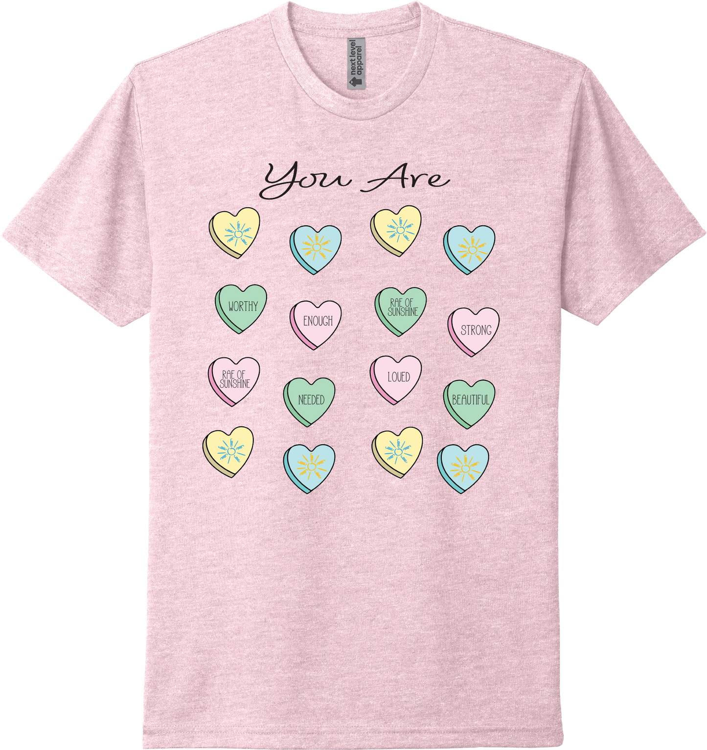 "YOU ARE" Pink TEE