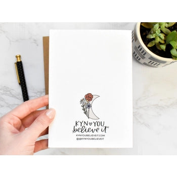 Phases of Life Greeting Card