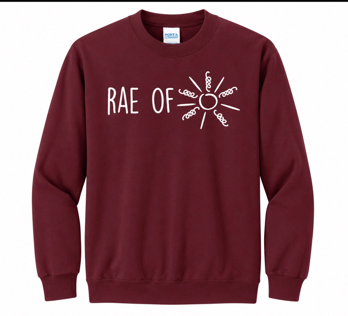 Maroon Crewneck Sweatshirt