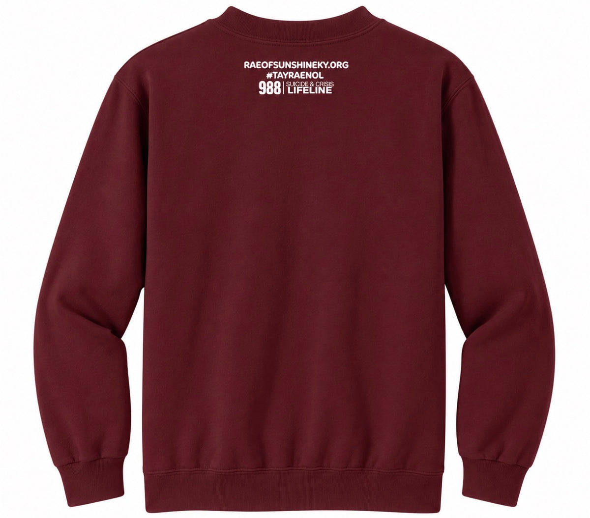 Maroon Crewneck Sweatshirt