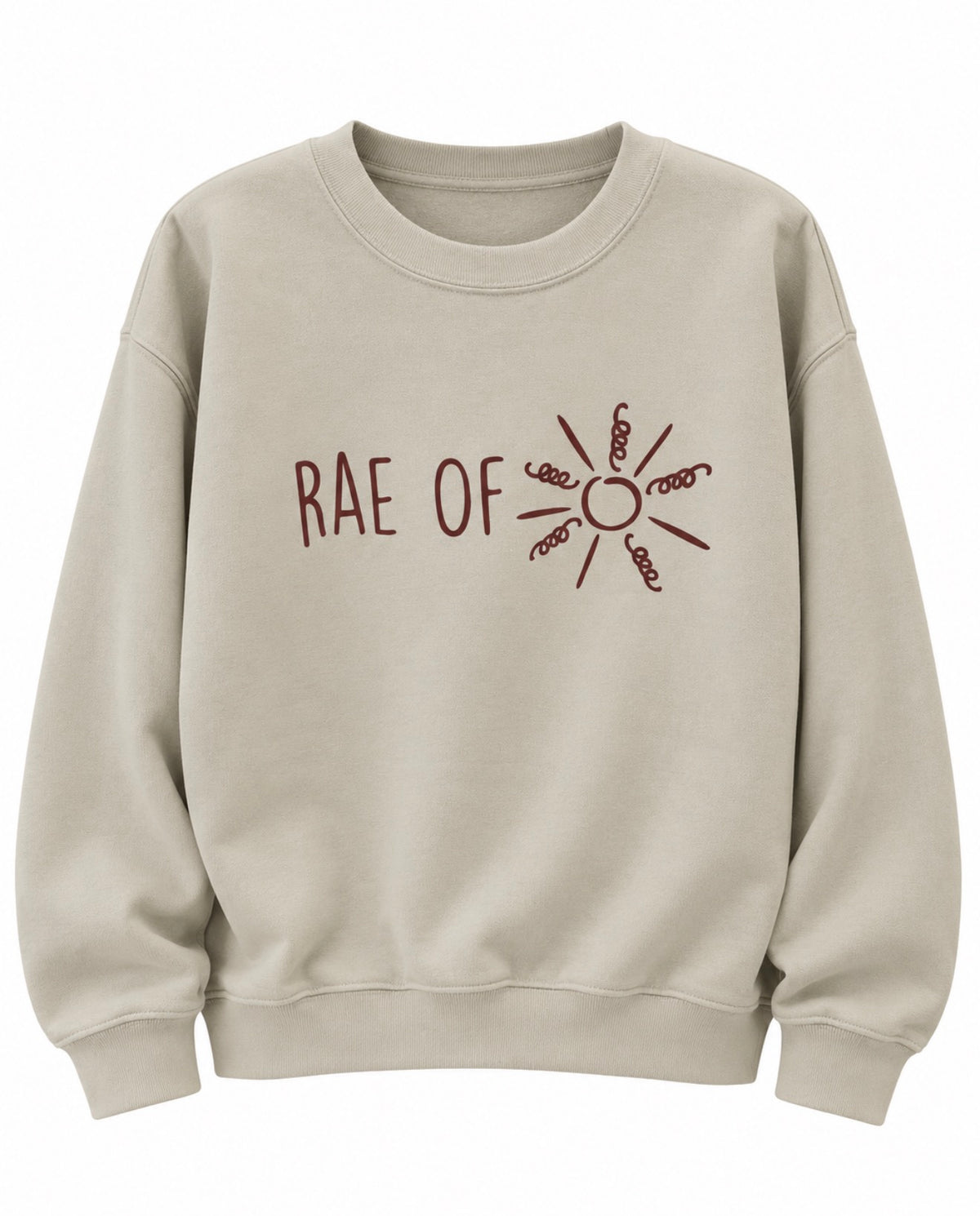 Cream Crew Neck Sweatshirt