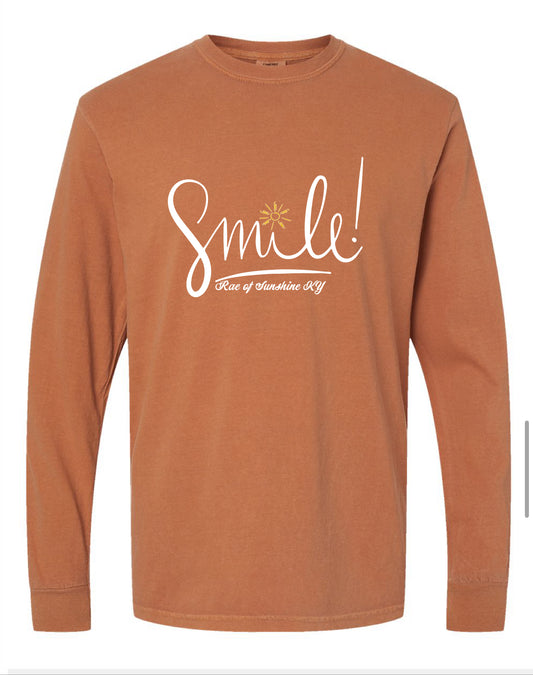 Fall SMILE Yam Long Sleeve Tee