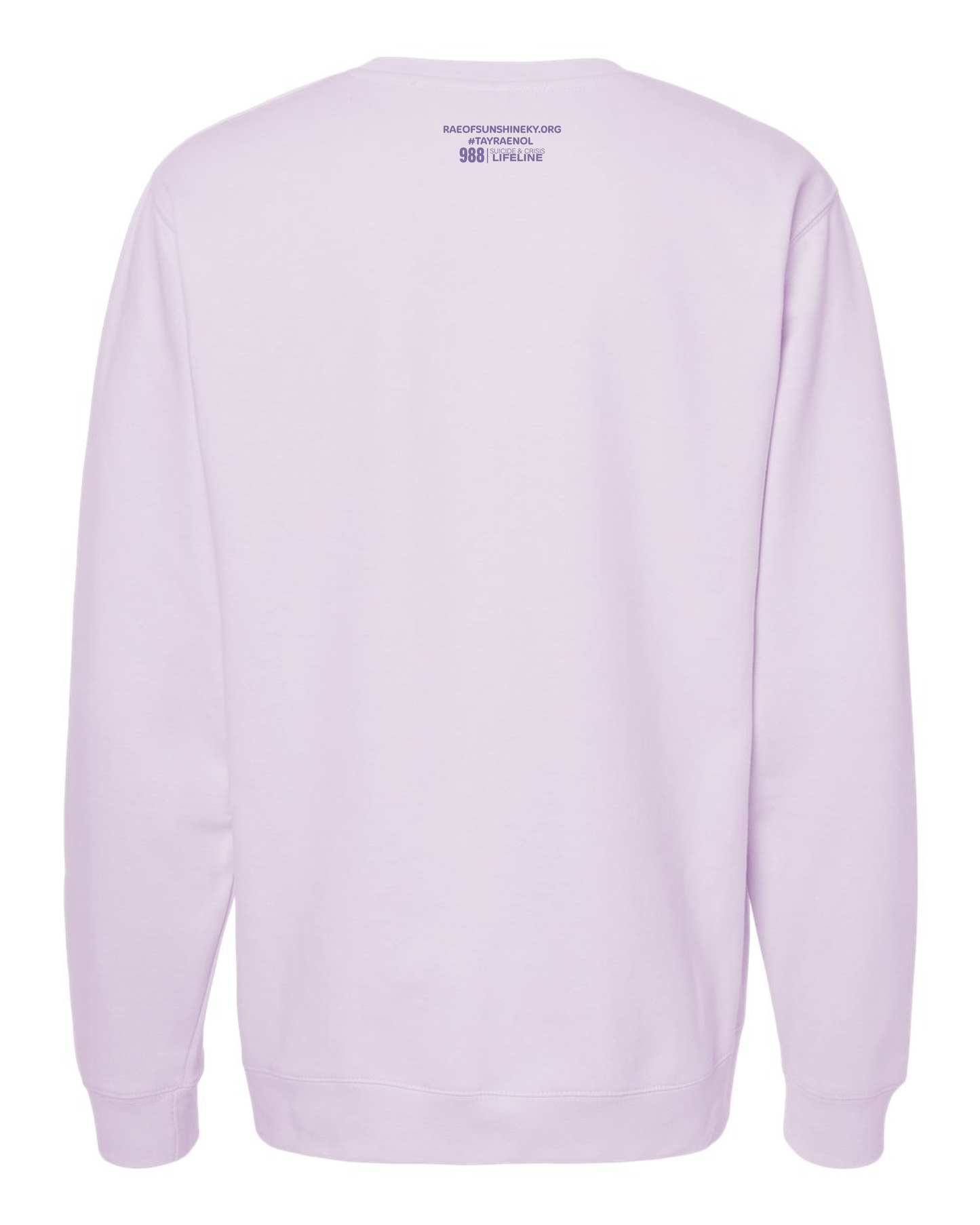 PURPLE ON PURPLE GLITTER Sweatshirt