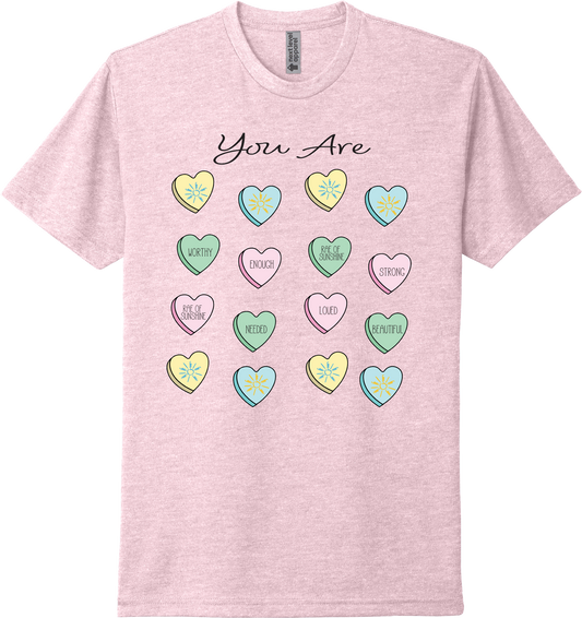 "YOU ARE" Pink TEE