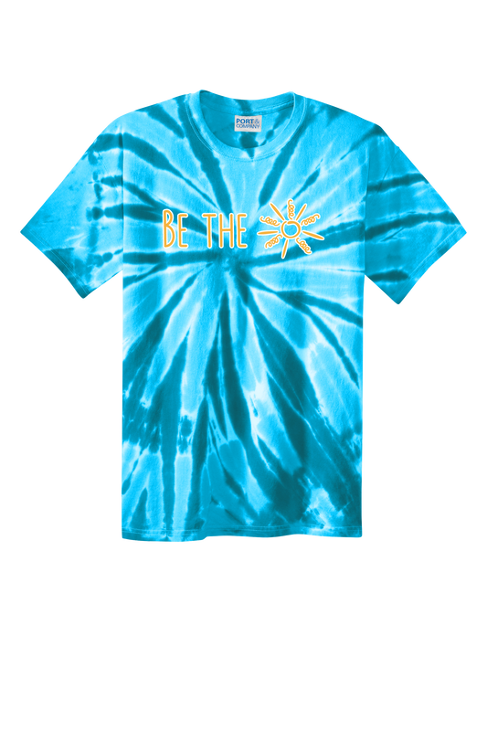 Blue Tie Dye Birthday Tee